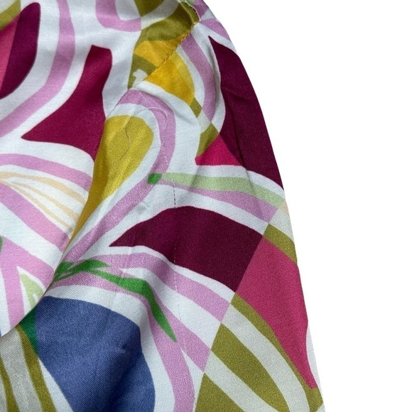 For Love & Lemons Colorful Thora Long Sleeve Mini Dress US XS - Picture 10 of 12